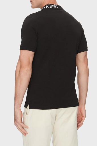 Calvin Klein Streç Pamuklu Regular Fit Düğmeli K10K114474BEH Erkek Polo Yaka T Shirt K10K114474 BEH SİYAH - 6