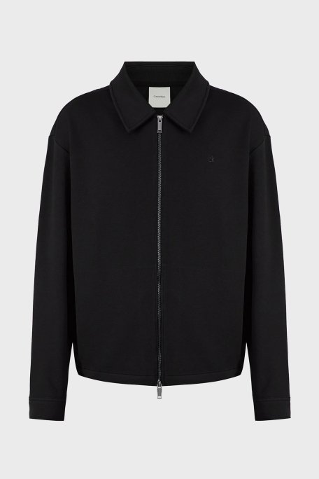 Calvin Klein Streç Pamuklu Regular Fit Polo Yaka K10K113559BEH Erkek Sweat K10K113559 BEH SİYAH - 1