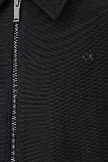Calvin Klein Streç Pamuklu Regular Fit Polo Yaka K10K113559BEH Erkek Sweat K10K113559 BEH SİYAH - 3