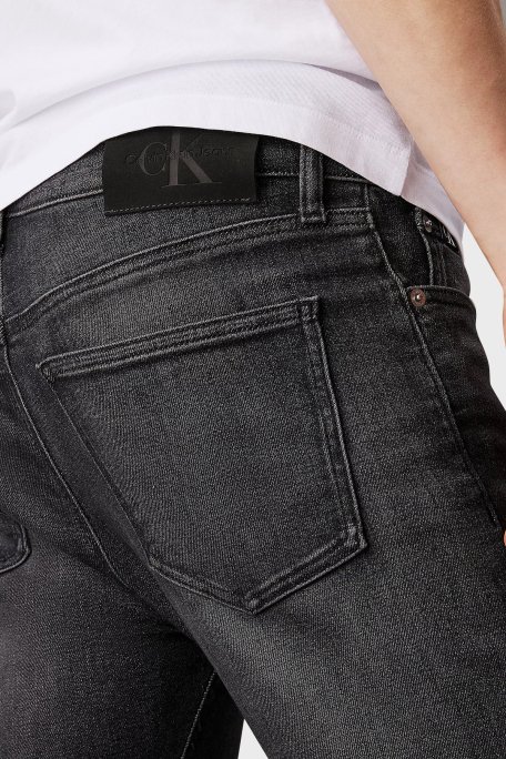 Calvin Klein Streç Pamuklu Skinny Fit Düşük Bel Dar Paça Jeans J30J3259681BY Erkek Kot Pantolon J30J325968 1BY SİYAH - 3