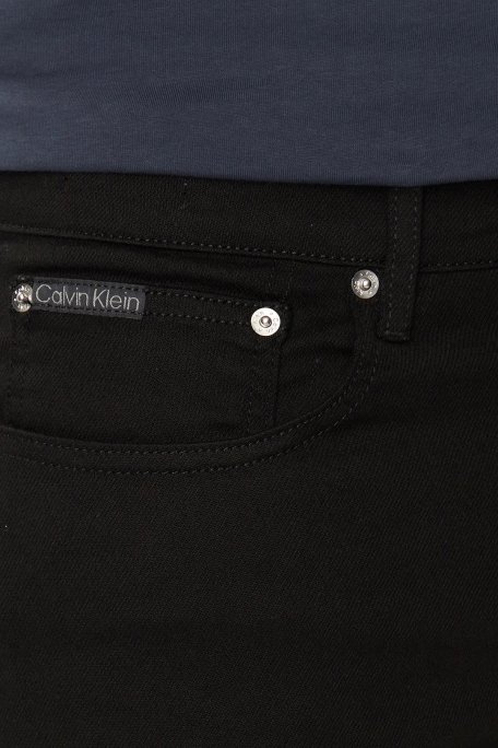 Calvin Klein Streç Pamuklu Skinny Fit Düşük Bel Dar Paça Jeans J30J3259701BY Erkek Kot Pantolon J30J325970 1BY SİYAH - 3