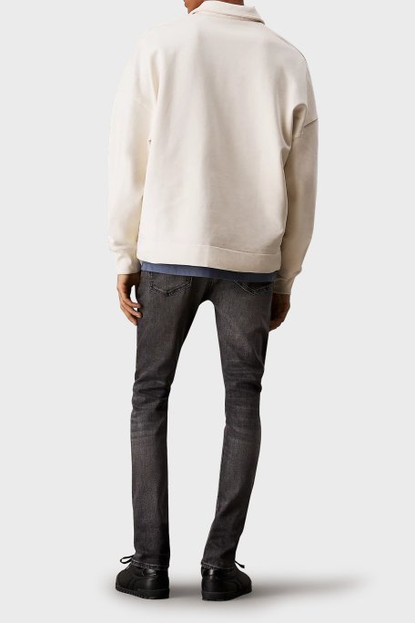 Calvin Klein Streç Pamuklu Skinny Fit Düşük Bel Dar Paça Jeans J30J3271501BY Erkek Kot Pantolon J30J327150 1BY SİYAH - 3