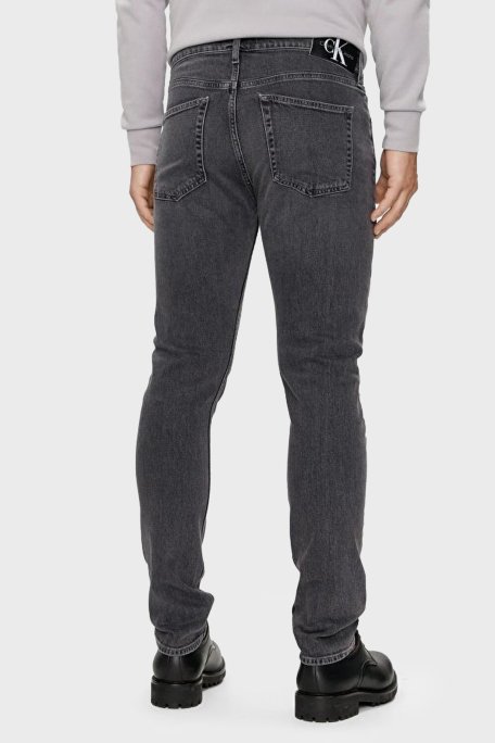 Calvin Klein Streç Pamuklu Skinny Fit Jeans J30J3257411BZ Erkek Kot Pantolon J30J325741 1BZ GRİ - 2