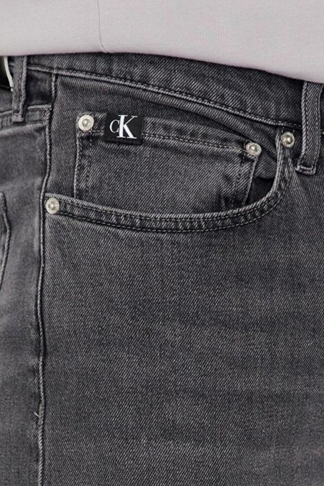 Calvin Klein Streç Pamuklu Skinny Fit Jeans J30J3257411BZ Erkek Kot Pantolon J30J325741 1BZ GRİ - 4