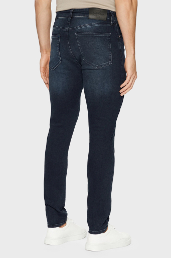 Calvin Klein Streç Pamuklu Skinny Fit Normal Bel Dar Paça Jeans J30J3265261BY Erkek Kot Pantolon J30J326526 1BY SİYAH - 7