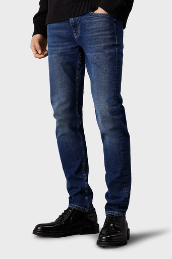 Calvin Klein Streç Pamuklu Skinny Fit Normal Bel Daralan Paça Jeans J30J3259831BJ Erkek Kot Pantolon J30J325983 1BJ LACİVERT - 1