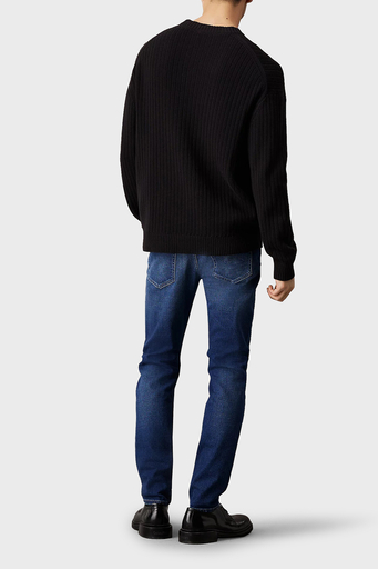 Calvin Klein Streç Pamuklu Skinny Fit Normal Bel Daralan Paça Jeans J30J3259831BJ Erkek Kot Pantolon J30J325983 1BJ LACİVERT - 4