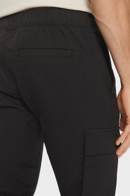 Calvin Klein Streç Pamuklu Skinny Fit Normal Bel Jogger J30J327614BEH Erkek Pantolon J30J327614 BEH SİYAH - 5