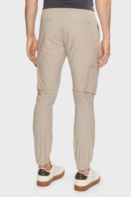 Calvin Klein Streç Pamuklu Skinny Fit Normal Bel Jogger J30J327614PAN Erkek Pantolon J30J327614 PAN BEJ - 2