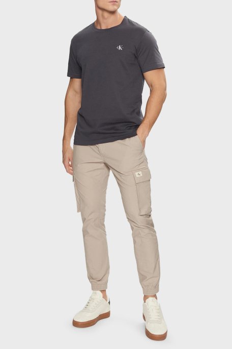 Calvin Klein Streç Pamuklu Skinny Fit Normal Bel Jogger J30J327614PAN Erkek Pantolon J30J327614 PAN BEJ - 3