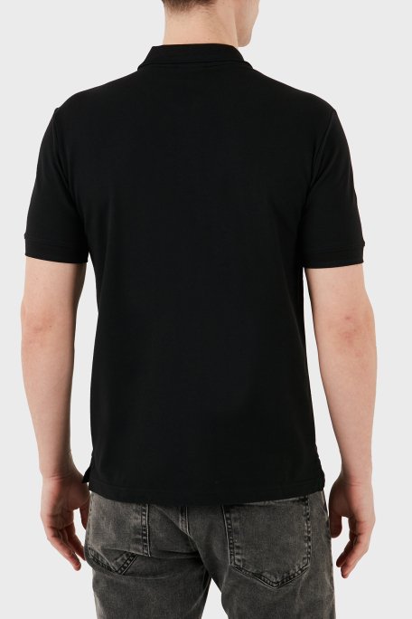 Calvin Klein Streç Pamuklu Slim Fit Düğmeli K10K114484BEH Erkek Polo Yaka T Shirt K10K114484 BEH SİYAH - 3