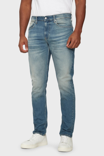 Calvin Klein Streç Pamuklu Slim Fit Jeans J30J3263611A4 Erkek Kot Pantolon J30J326361 1A4 LACİVERT - 6