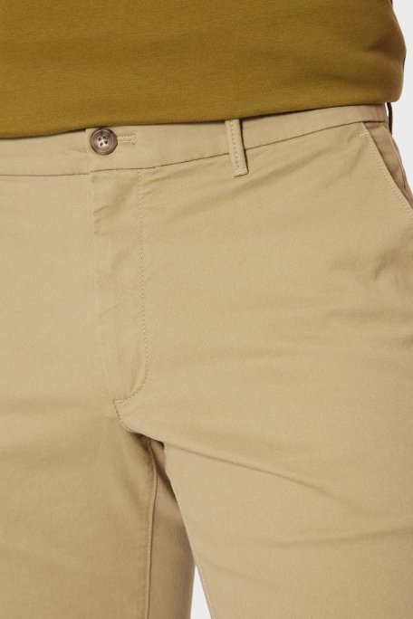 Calvin Klein Streç Pamuklu Slim Fit Normal Bel K10K114063HI0 Erkek Short K10K114063 HI0 BEJ - 4