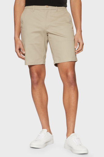 Calvin Klein Streç Pamuklu Slim Fit Normal Bel K10K114071PAH Erkek Short K10K114071 PAH BEJ - 1