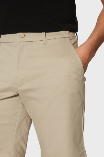 Calvin Klein Streç Pamuklu Slim Fit Normal Bel K10K114071PAH Erkek Short K10K114071 PAH BEJ - 5