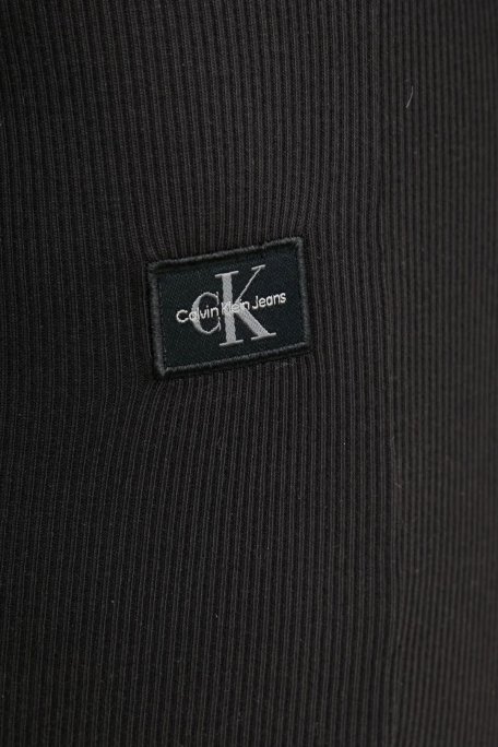 Calvin Klein Streç Pamuklu Slim Fit Yüksek Bel İspanyol Paça J20J224842BEH Bayan Pantolon J20J224842 BEH SİYAH - 4