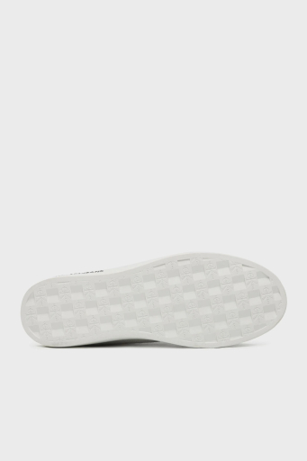 Calvin Klein Süet Detaylı Logolu Sneaker YM0YM006690LD Erkek Ayakkabı YM0YM00669 0LD Beyaz-Krem - 6