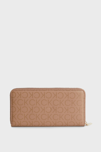 Calvin Klein Tamamı Logolu Çok Bölmeli K60K6106560HE Bayan Cüzdan K60K610656 0HE BEJ - 2