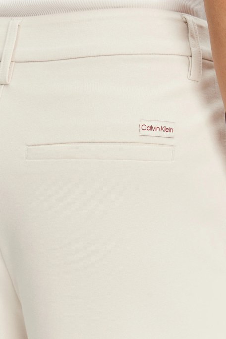 Calvin Klein Wide Leg Orta Yüksek Bel Geniş Paça J20J225334ADA Bayan Pantolon J20J225334 ADA BEYAZ - 5