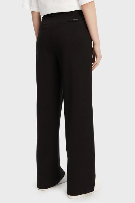 Calvin Klein Wide Leg Orta Yüksek Bel Geniş Paça J20J225334BEH Bayan Pantolon J20J225334 BEH SİYAH - 3