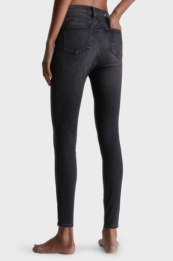 Calvin Klein Yüksek Bel Dar Paça Super Skinny Fit Jeans J20J2212541A4 Bayan Kot Pantolon J20J221254 1A4 SİYAH - 2