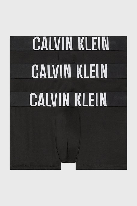 Calvin Klein Yumuşak Dokulu 3 Pack 000NB3775AUB1 Erkek Boxer 000NB3775A UB1 SİYAH - 1