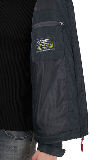 Canadian Peak Kapüşonlu Suya Dayanıklı Outdoor Erkek Parka CARINO KOYU GRİ - 7