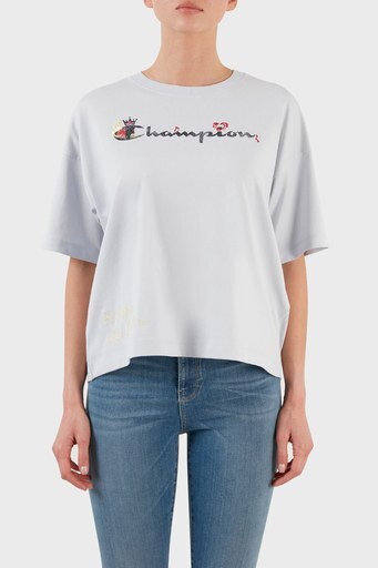 Visiter la boutique ChampionChampion Seasonal AC Logo Allover Crewneck T-Shirt Femme 