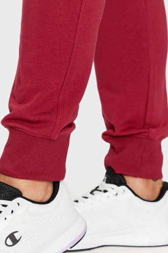 Champion Pamuklu İçi Polarlı Jogger Spor Bayan Pantolon 116605 TBR RS508 BORDO - 8