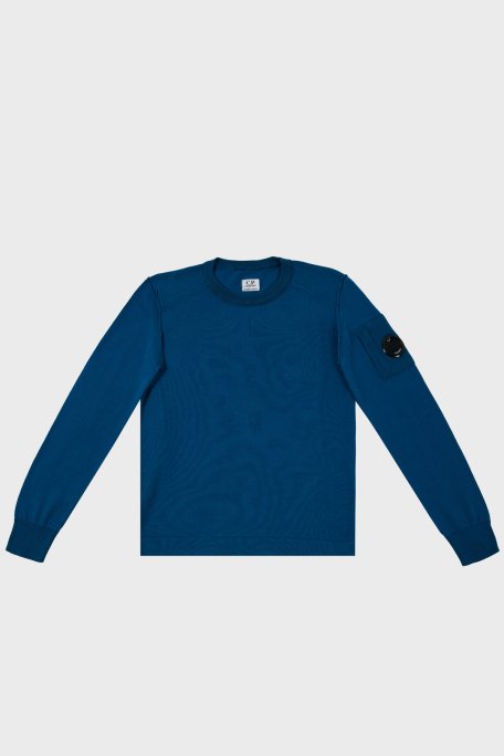 C.P. Company Pamuklu Bisiklet Yaka Çocuk Kazak 10CKKN036 004037A 870 SAKS - 1