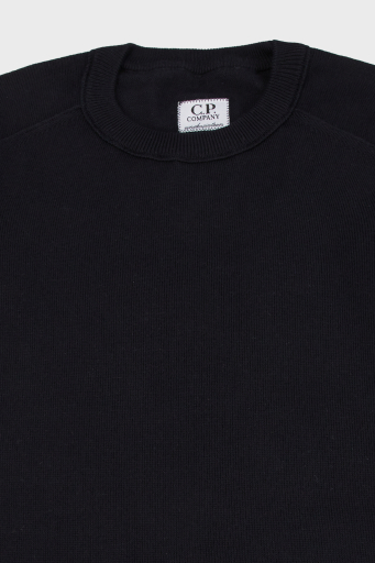C.P. Company Pamuklu Bisiklet Yaka Çocuk Kazak 10CKKN036 004037A 888 LACİVERT - 7