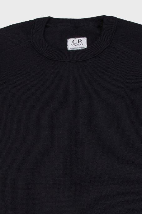 C.P. Company Pamuklu Bisiklet Yaka Çocuk Kazak 10CKKN036 004037A 888 LACİVERT - 3