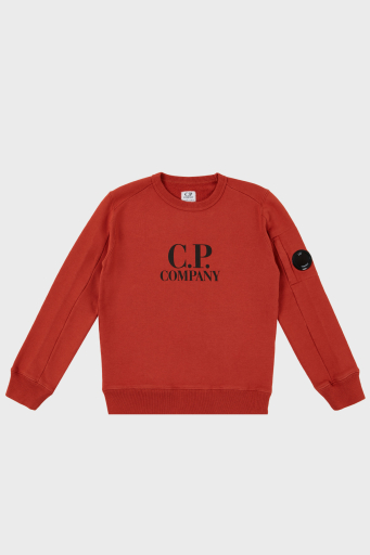 C.P. Company Pamuklu Bisiklet Yaka Çocuk Sweat 10CKSS058 003569W 468 Tarçın - 1