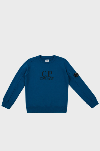 C.P. Company Pamuklu Bisiklet Yaka Çocuk Sweat 10CKSS058 003569W 870 SAKS - 5