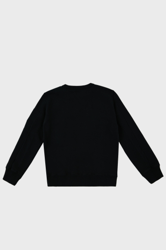 C.P. Company Pamuklu Bisiklet Yaka Çocuk Sweat 10CKSS058 003569W 999 SİYAH - 3