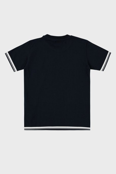 C.P. Company Pamuklu Bisiklet Yaka Çocuk T Shirt 10CKTS048 005792W 888 LACİVERT - 2