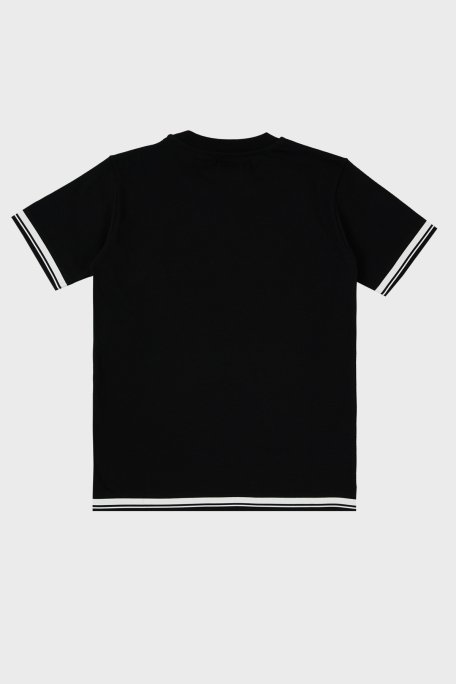 C.P. Company Pamuklu Bisiklet Yaka Çocuk T Shirt 10CKTS048 005792W 999 SİYAH - 2