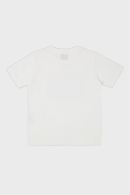 C.P. Company Pamuklu Bisiklet Yaka Çocuk T Shirt 10CKTS054 005792W 103 BEYAZ - 2