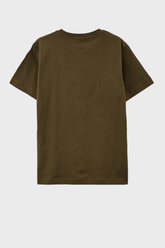 C.P. Company Pamuklu Bisiklet Yaka Çocuk T Shirt 10CKTS054 005792W 683 HAKİ - 5
