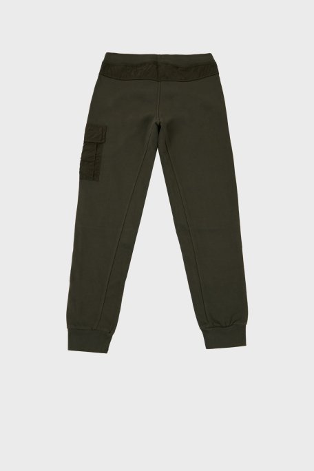C.P. Company Pamuklu Çocuk Jogger Pantolon 10CKSP028 002246M 683 HAKİ - 2