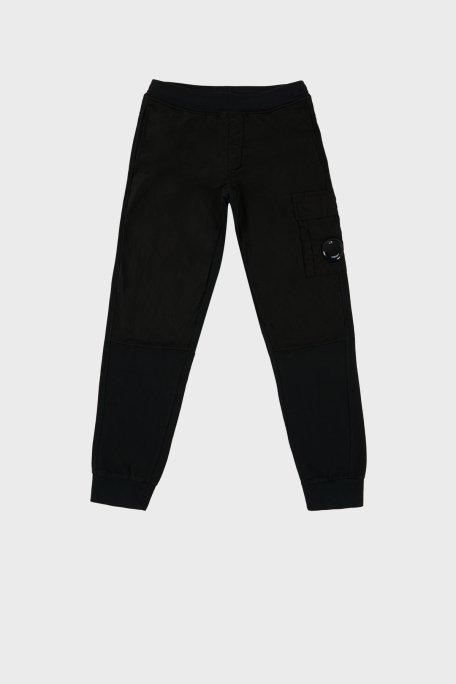 C.P Company Pamuklu Çocuk Jogger Pantolon 10CKSP028 002246M 999 SİYAH - 1