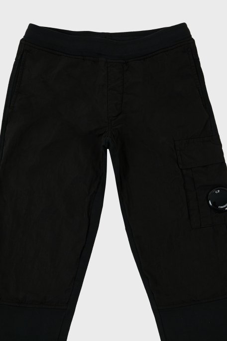C.P Company Pamuklu Çocuk Jogger Pantolon 10CKSP028 002246M 999 SİYAH - 3
