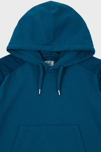 C.P. Company Pamuklu Kapüşonlu Çocuk Sweat 10CKSS027 002246M 870 PETROL - 3
