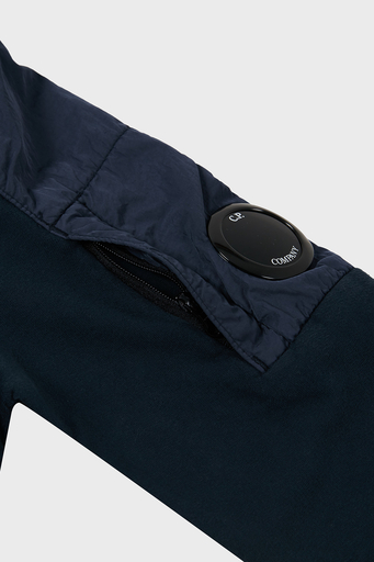 C.P. Company Pamuklu Kapüşonlu Çocuk Sweat 10CKSS027 002246M 888 LACİVERT - 4
