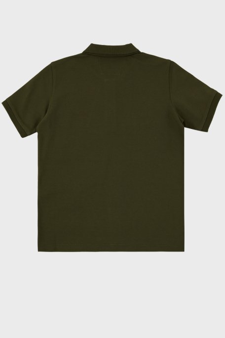 C.P. Company Streç Pamuklu Çocuk Polo Yaka T Shirt 10CKPL023 005263W 683 HAKİ - 2