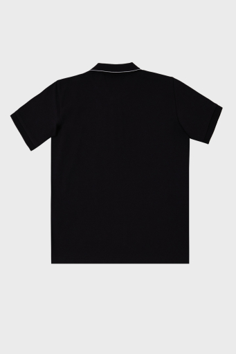 C.P. Company Streç Pamuklu Çocuk Polo Yaka T Shirt 10CKPL023 005263W 999 SİYAH - 3