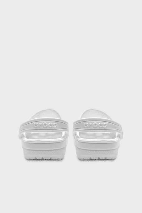 Crocs Classic Clog K Logolu Hafif Sandalet Unisex Çocuk Terlik 206991-100 BEYAZ - 5