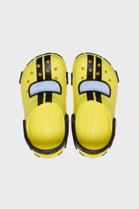 Crocs Classic IAM Race Car Clog T Hafif Ayarlanabilir Kemerli Sandalet Erkek Çocuk Terlik 210991-77J SARI - 4