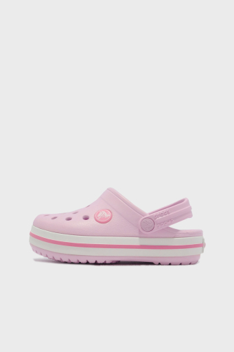 Crocs Crocband Clog K Logolu Çıkarılabilir Kayışlı Sandalet Kız Çocuk Terlik 207006-6GD AÇIK PEMBE - 2