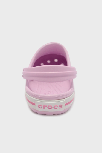 Crocs Crocband Clog K Logolu Çıkarılabilir Kayışlı Sandalet Kız Çocuk Terlik 207006-6GD AÇIK PEMBE - 5